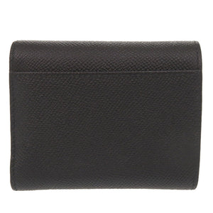 新品同様 メゾン マルジェラ 4ステッチ SA3UI0017 レザー ブラック 三つ折り財布 黒 1657【中古】Maison Margiela