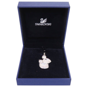 新品同様 スワロフスキー Joe ネズミ ラインストーン/メタル シルバー ペンダントトップ 1664【中古】SWAROVSKI