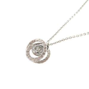 新品同様 スワロフスキー ジェネレーション メタル クリスタル シルバー ペールブルー ネックレス 1665【中古】SWAROVSKI