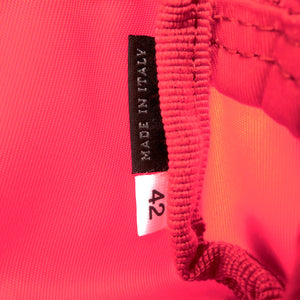 美品 プラダ ヴェラ 1N1412 ナイロン ポーチ バッグ 赤 1688【中古】PRADA