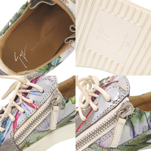 未使用 ジュゼッペザノッティ フラワー ロゴ金具 RW70001BE サイズ35 レザー マルチカラー スニーカー 1689【中古】Giuseppe Zanotti