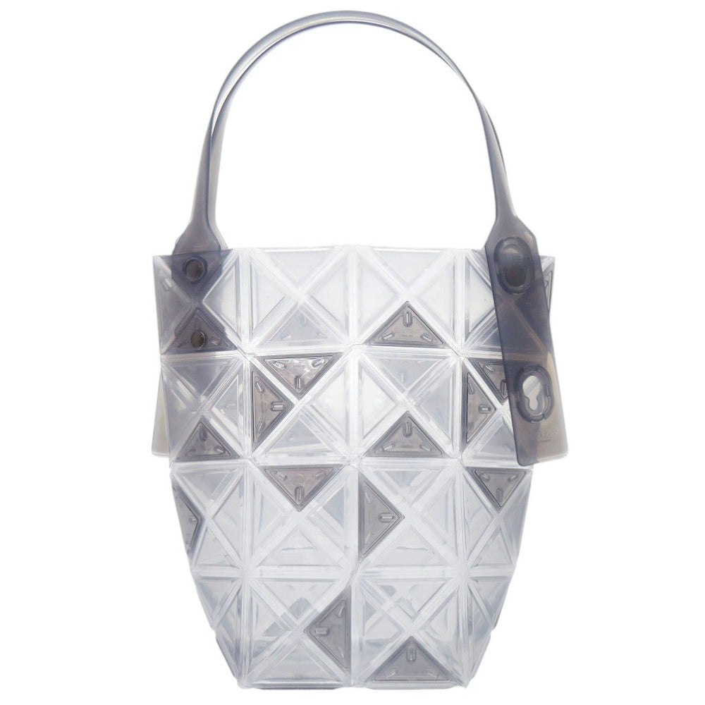 美品 イッセイミヤケ DAZZLE クリアトート ポリプロピレン クリア ハンドバッグ 1715【中古】ISSEY MIYAKE