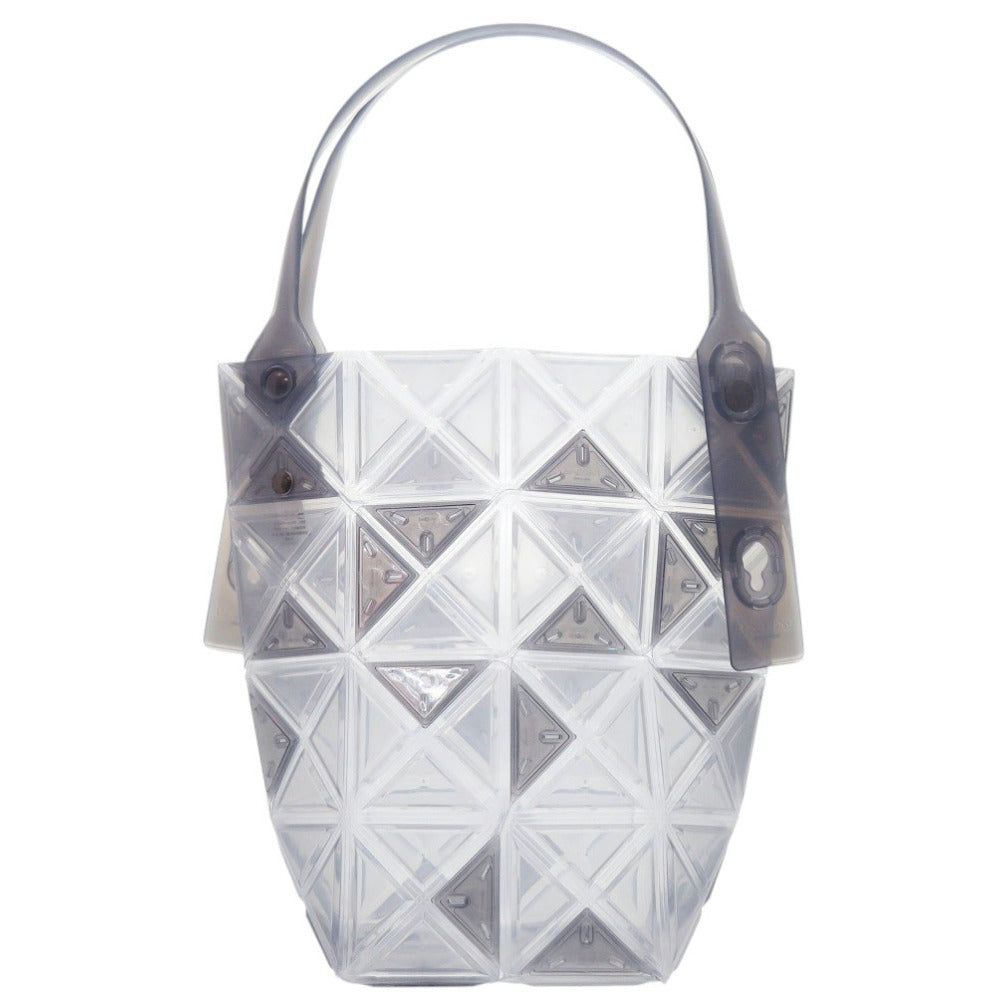 美品 イッセイミヤケ DAZZLE クリアトート ポリプロピレン クリア ハンドバッグ 1715【中古】ISSEY MIYAKE