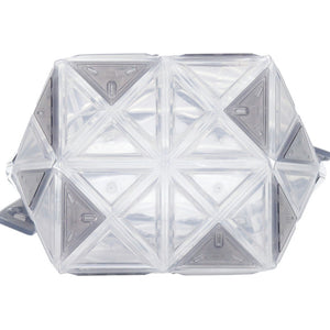 美品 イッセイミヤケ DAZZLE クリアトート ポリプロピレン クリア ハンドバッグ 1715【中古】ISSEY MIYAKE