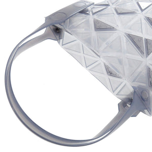 美品 イッセイミヤケ DAZZLE クリアトート ポリプロピレン クリア ハンドバッグ 1715【中古】ISSEY MIYAKE
