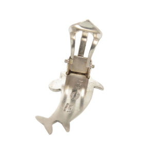 ジョージジェンセン イルカ シルバー925 イヤリング シルバー 0014【中古】Georg Jensen