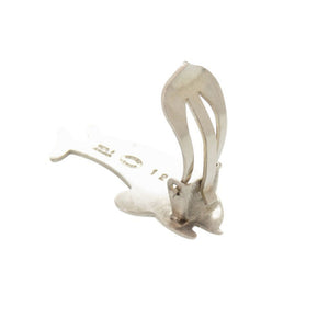 ジョージジェンセン イルカ シルバー925 イヤリング シルバー 0014【中古】Georg Jensen