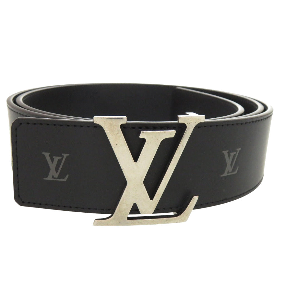未使用品 ルイ ヴィトン LVイニシャル リバーシブル M8840 レザー ブラック ベルト 黒 LV 0025【中古】LOUIS VUITTON メンズ