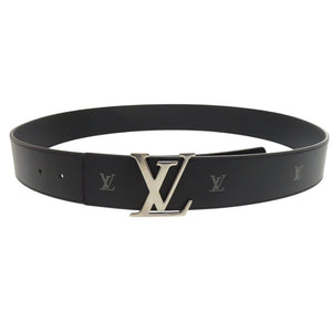 未使用品 ルイ ヴィトン LVイニシャル リバーシブル M8840 レザー ブラック ベルト 黒 LV 0025【中古】LOUIS VUITTON メンズ