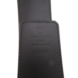 未使用品 ルイ ヴィトン LVイニシャル リバーシブル M8840 レザー ブラック ベルト 黒 LV 0025【中古】LOUIS VUITTON メンズ