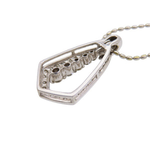 美品 ダイヤ0.55ct K18WG ネックレス ホワイトゴールド/ダイヤモンド ジュエリー 0031【中古】 レディース