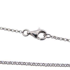 新品同様 ダイヤ0.40ct オニキス 750WG ネックレス ネックレス K18WG ホワイトゴールド ダイヤモンド ブラック 黒 ジュエリー 0032【中古】