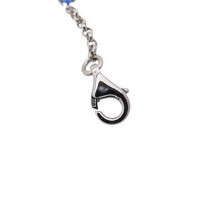 美品 カラーサファイア3.25ct ダイヤ0.77ct K18WG ブレスレットホワイトゴールド/サファイア/ダイヤモンド マルチカラー ジュエリー 0035【中古】 レディース