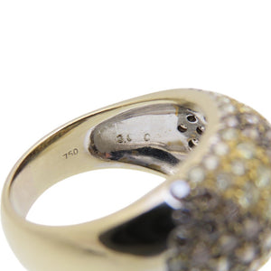 ダイヤ3.00ct k18 リング 12.8g 指輪 ゴールド/ダイヤモンド 16号 ゴールド 0037ジュエリー 【中古】 レディース