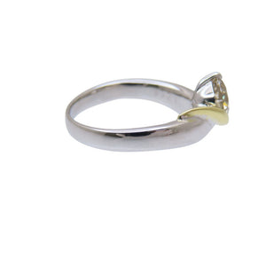 美品 ダイヤ1.264ct K18YG Pt900 リング 指輪 ダイヤモンド/プラチナ/イエローゴールド 14.5号 750 ジュエリー 0041【中古】 レディース