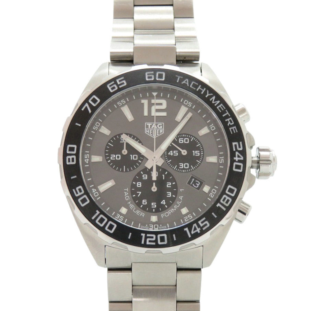 美品 タグホイヤー フォーミュラ1 CAZ1011 SS セラミック グレー クオーツ 腕時計 0046【中古】TAG HEUER