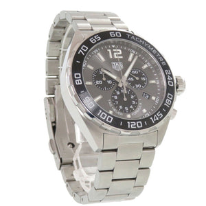 美品 タグホイヤー フォーミュラ1 CAZ1011 SS セラミック グレー クオーツ 腕時計 0046【中古】TAG HEUER