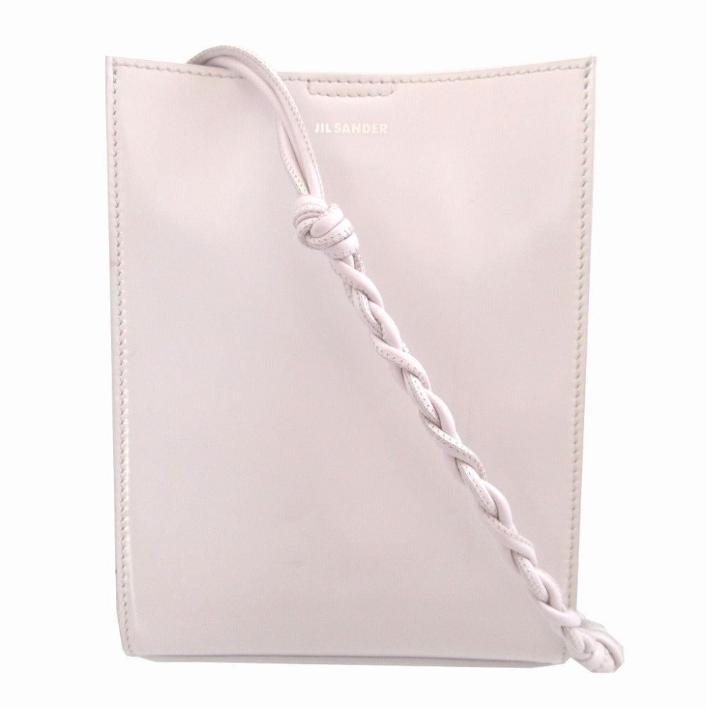 ジルサンダー タングル スモール パテントレザー 薄いパープル 紫 ショルダーバッグ 0052【中古】JIL SANDER