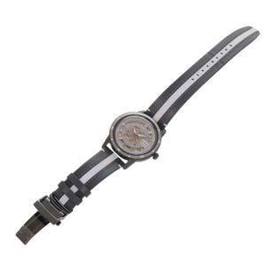 新品同様 セイコー プレザージュ 所ジョージ 世田谷ベース コラボ 限定モデル SARY259 4R72-00D0 グレー SS レザー 自動巻き 腕時計 0092【中古】SEIKO