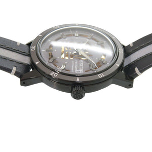 新品同様 セイコー プレザージュ 所ジョージ 世田谷ベース コラボ 限定モデル SARY259 4R72-00D0 グレー SS レザー 自動巻き 腕時計 0092【中古】SEIKO