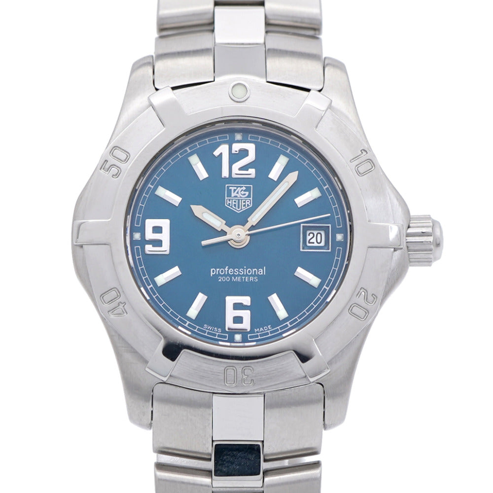 新品同様 タグホイヤー エクスクルーシブ クオーツ 腕時計 SS グリーン系 0094【中古】TAG HEUER レディース