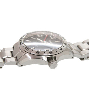 美品 セイコー グランドセイコー メカニカル GMT SBGM001 9S56-00A0 ブラック SS 黒文字盤 自動巻き 腕時計 0098【中古】SEIKO