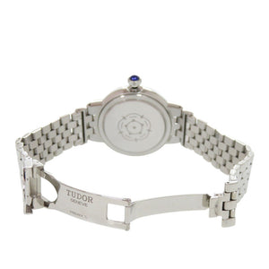 美品 チューダー クレア ドゥ ローズ M35800-0001 SS シルバー ブルー 自動巻き 腕時計 0099【中古】Tudor