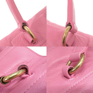 イヴ サンローラン ミューズトゥ 229680 レザー ピンク ハンドバッグ 0152【中古】YVES SAINT LAURENT