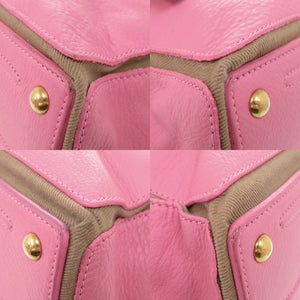 イヴ サンローラン ミューズトゥ 229680 レザー ピンク ハンドバッグ 0152【中古】YVES SAINT LAURENT