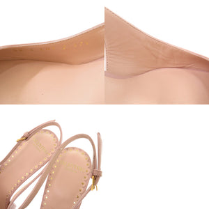 新品同様 ヴァレンティノ ガラヴァーニ Be pointy Slingback 45MM Vロゴ 6W2S0LQ1YEA パテントレザー キッドスキン ピンク パンプス 0197【中古】Valentino Garavani