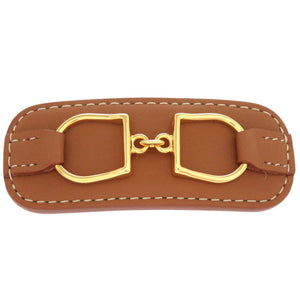 未使用 エルメス アルネ ヴォースイフト ゴールド ゴールド金具 バレッタ ヘアアクセサリー 0273 【中古】 HERMES