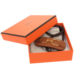 未使用 エルメス アルネ ヴォースイフト ゴールド ゴールド金具 バレッタ ヘアアクセサリー 0273 【中古】 HERMES