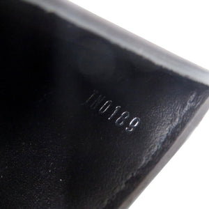 新品同様 ルイ ヴィトン ポルトフォイユ イリス XS モノグラム マヒナ M67498 ノワール 三つ折り財布 黒 LV 0276【中古】LOUIS VUITTON