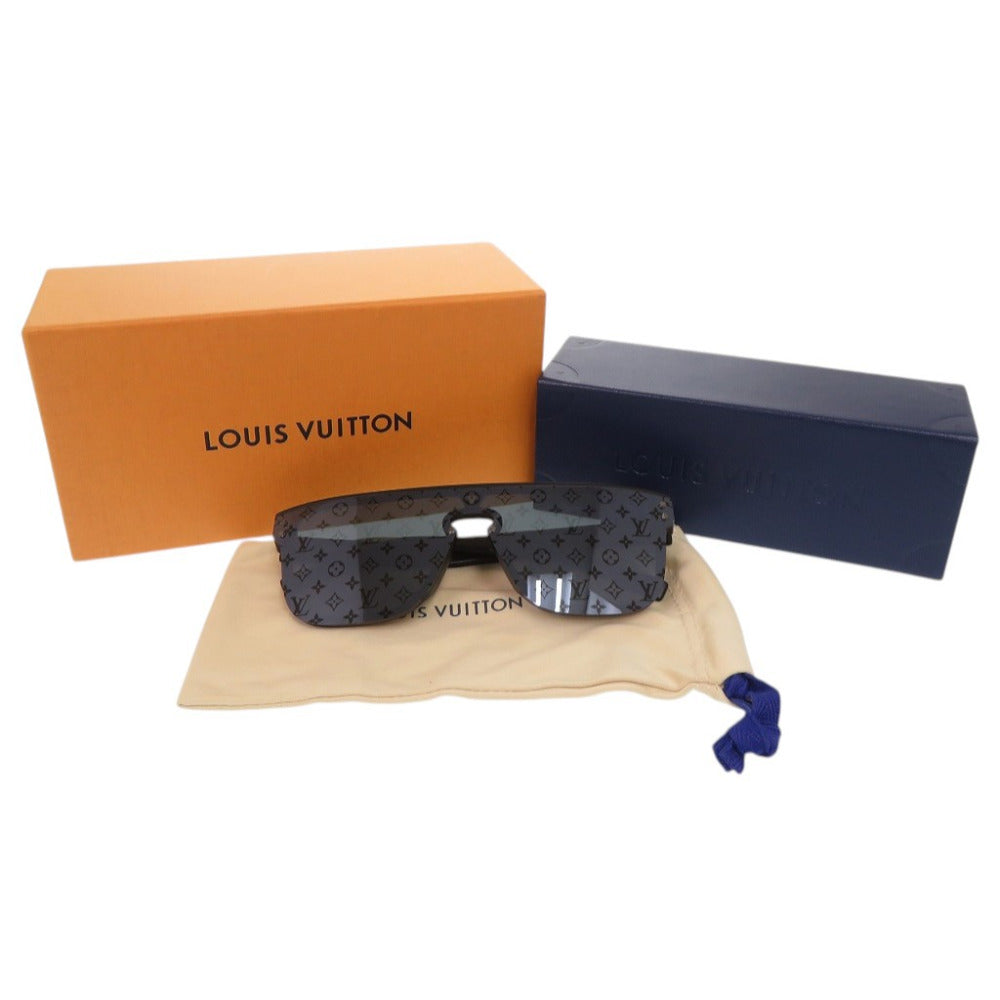未使用品 ルイ ヴィトン LVワイメア Z1082E プラスチック ブラック サングラス 黒 LV 0288【中古】LOUIS VUITTON