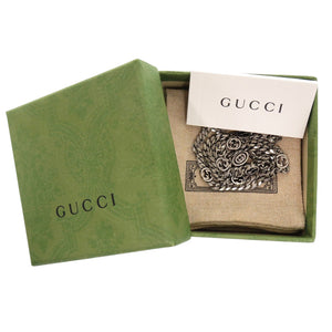 グッチ インターロッキングG 925 ネックレス シルバー925 シルバー 0290【中古】GUCCI メンズ