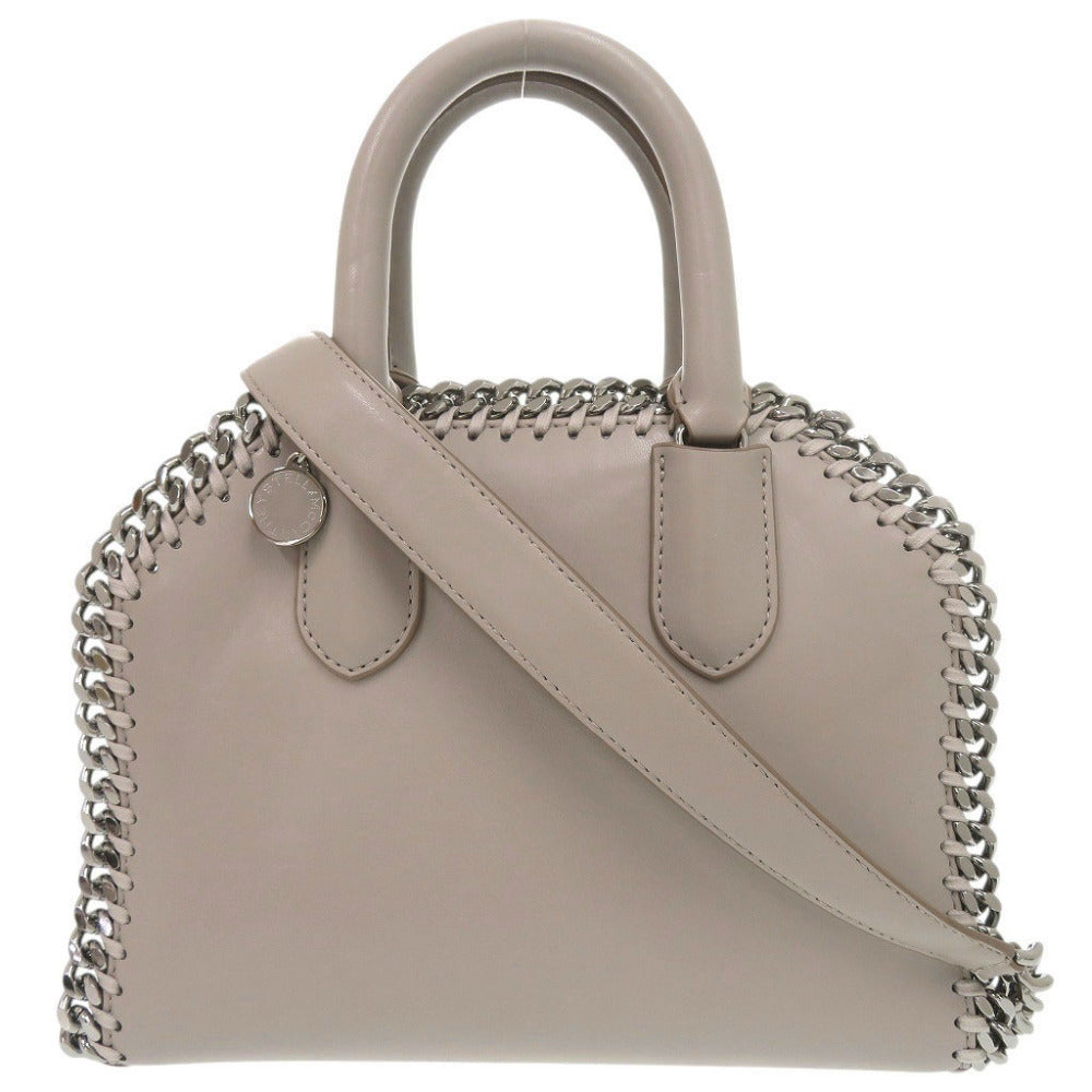 美品 ステラマッカートニー ファラベラ ボックス グレー系 2WAY ハンドバッグ ショルダーバッグ チェーンショルダー 0299【中古】Stella McCartney
