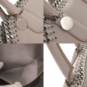 美品 ステラマッカートニー ファラベラ ボックス グレー系 2WAY ハンドバッグ ショルダーバッグ チェーンショルダー 0299【中古】Stella McCartney