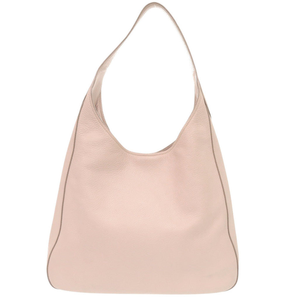 プラダ ロゴ 1BC013 レザー ピンク ワンショルダー ショルダーバッグ 0310【中古】PRADA