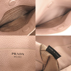 プラダ ロゴ 1BC013 レザー ピンク ワンショルダー ショルダーバッグ 0310【中古】PRADA
