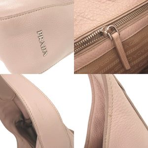 プラダ ロゴ 1BC013 レザー ピンク ワンショルダー ショルダーバッグ 0310【中古】PRADA