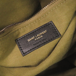 新品同様 サンローランパリ ダウンタウン 757970 キャンバス カーキ トートバッグ 0312【中古】SAINT LAURENT PARIS
