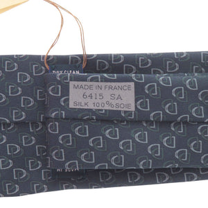 新品同様 エルメス ドゥブル ジュー シルク ブルー ネクタイ 0324【中古】HERMES メンズ