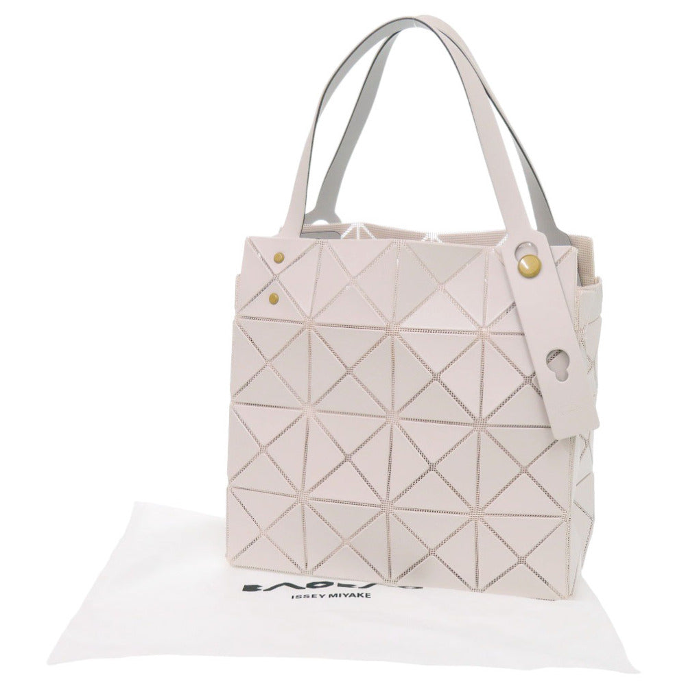 新品同様 イッセイミヤケ BAOBAO CARAT バオバオ カラット BB33AG611 ホワイトベージュ ハンドバッグ 0377【中古】ISSEY MIYAKE