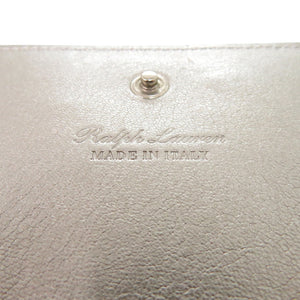 ラルフローレン チェーンウォレット レザー シルバー チェーンショルダーバッグ 0380【中古】RALPH LAUREN