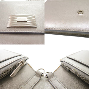 ラルフローレン チェーンウォレット レザー シルバー チェーンショルダーバッグ 0380【中古】RALPH LAUREN