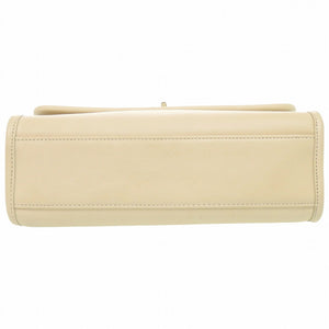 コーチ 2WAY レザー アイボリー ハンドバッグ 0396【中古】COACH