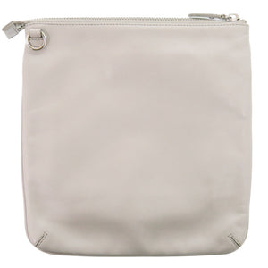 サルヴァトーレフェラガモ レザー グレー ショルダーバッグ 0397【中古】Salvatore Ferragamo
