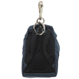 美品 プラダ
 キーホルダー バックパック キーホルダー
 ナイロン/ナイロン ネイビー 0419
【中古】PRADA レディース