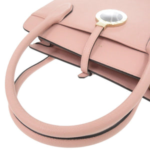 新品同様 ブルガリ アルバ レザー ピンク 2WAY ハンドバッグ ショルダーバッグ トートバッグ 0477【中古】BVLGARI