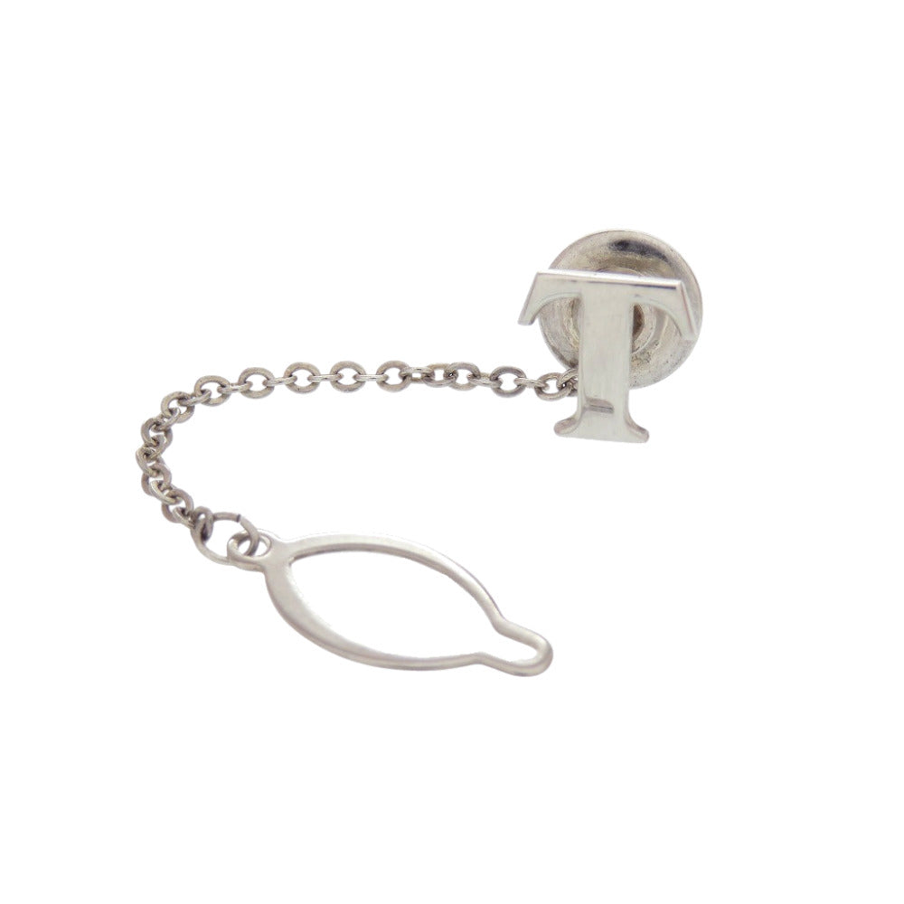 ティファニー Tロゴ タイタック ネクタイピン タイピン シルバー 0487【中古】TIFFANY&Co. メンズ